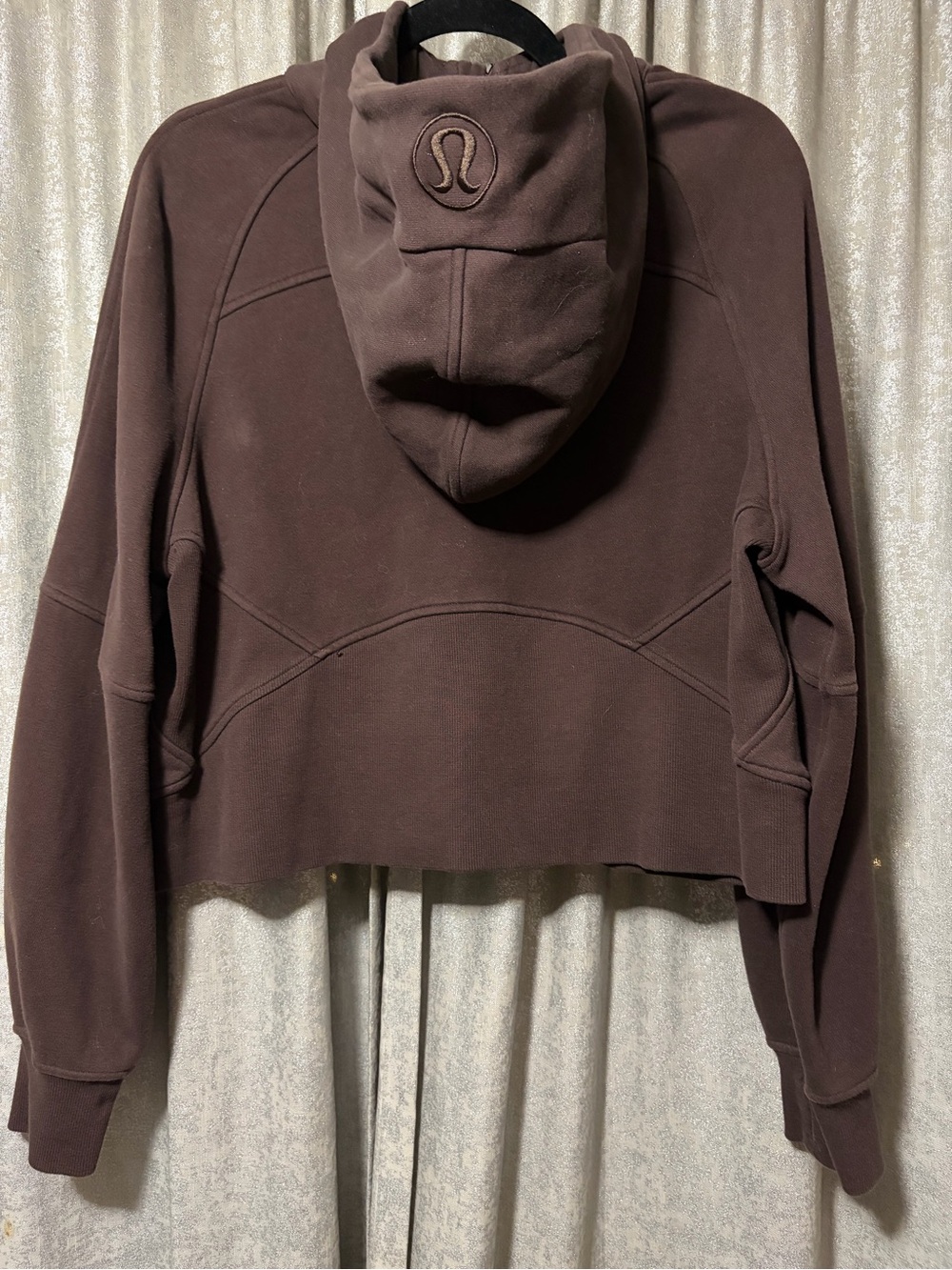 Lululemon 1/2 zip Cropped Scuba Hoodie